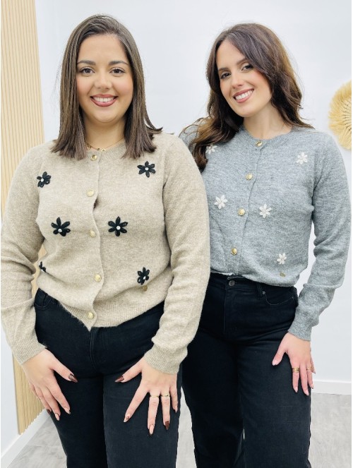 8129 Cardigan Punto Fioma