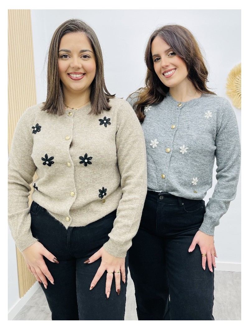 8129 Cardigan Punto Fioma