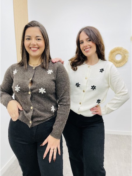 8130 Cardigan Punto Fioma