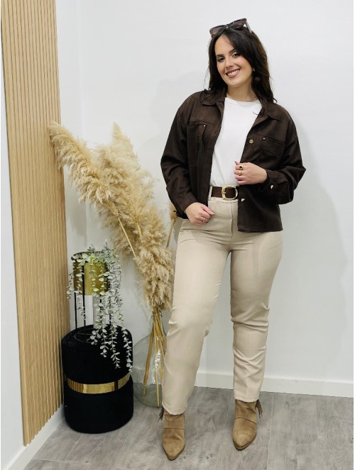 8137 Pantalon Zami Beige