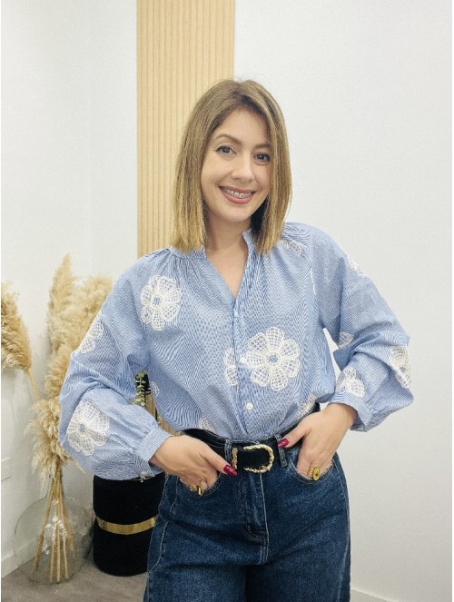 8171 Blusa Rain Blue