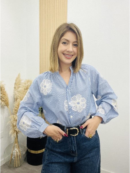 8171 Blusa Rain Blue