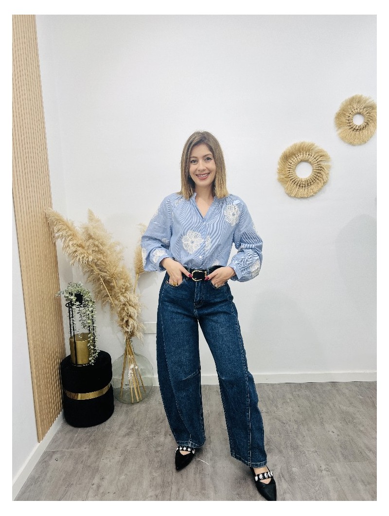 8173 Blusa Rain Blue