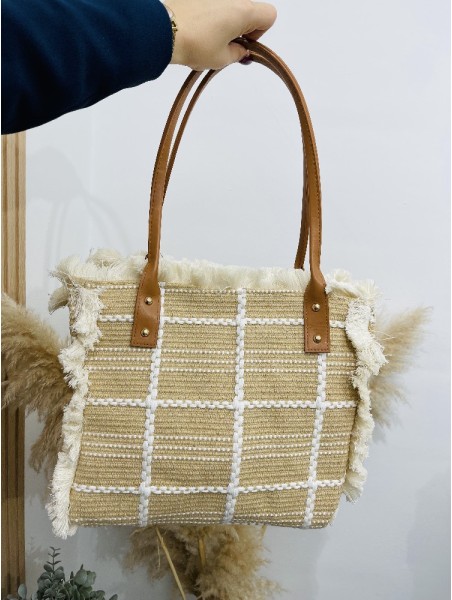 8185 Bolso Grande Trini Rafia