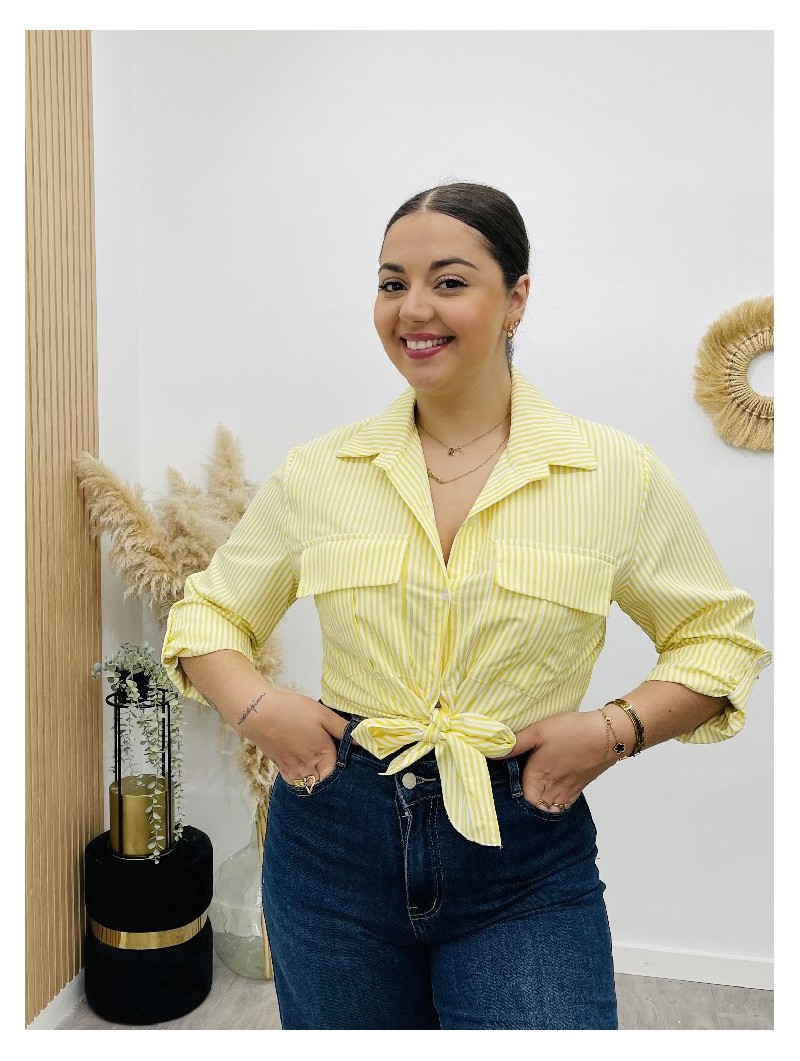 8229 Camisa Line Amarilla
