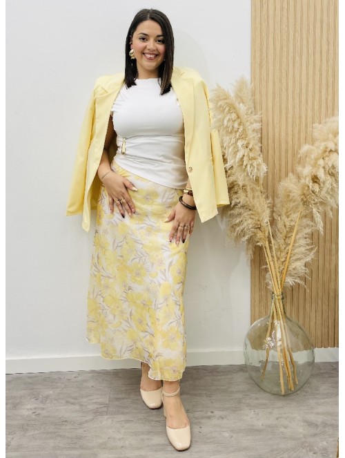 8237 Falda Siliana Amarillo