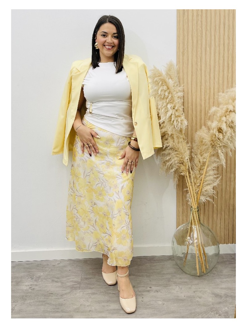 8237 Falda Siliana Amarillo