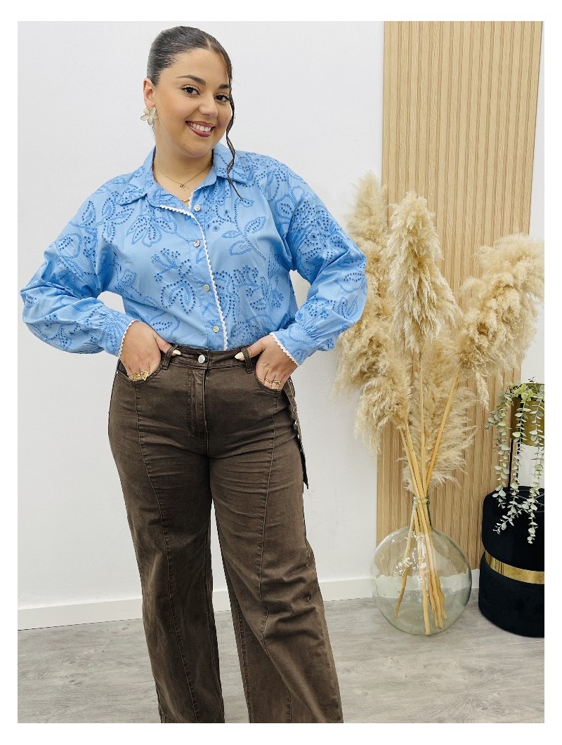 8259 Blusa Troque Azul