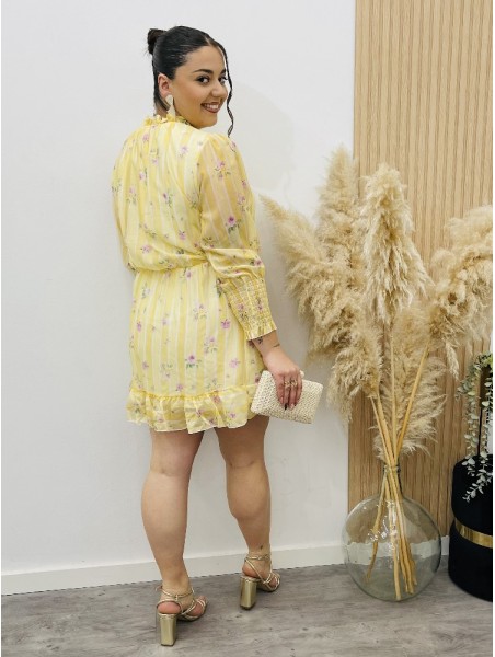 8274 Vestido Rozan Amarillo
