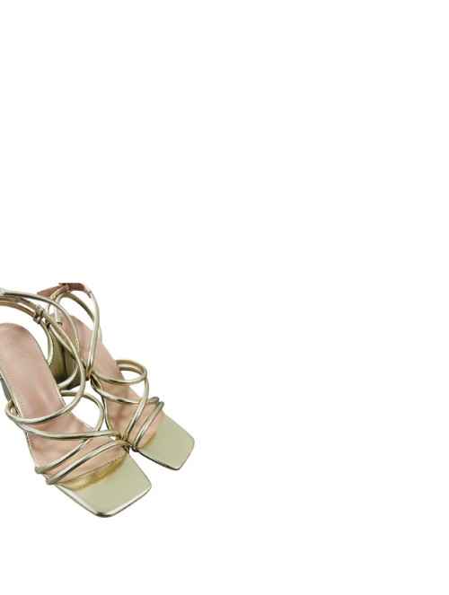 8290 Sandalia Cruzadas Gold