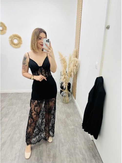 8299 Falda Soraya Encaje