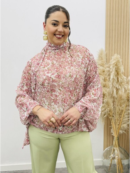 8301 Blusa Milana Rosa