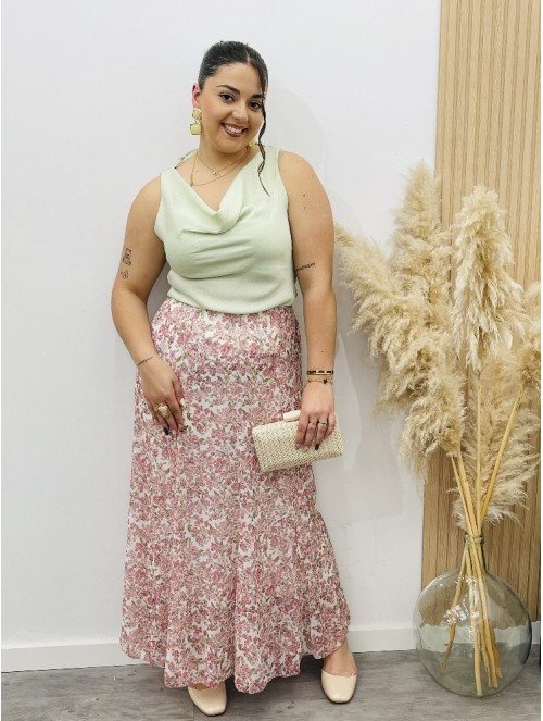 8303 Falda Milina Rosa