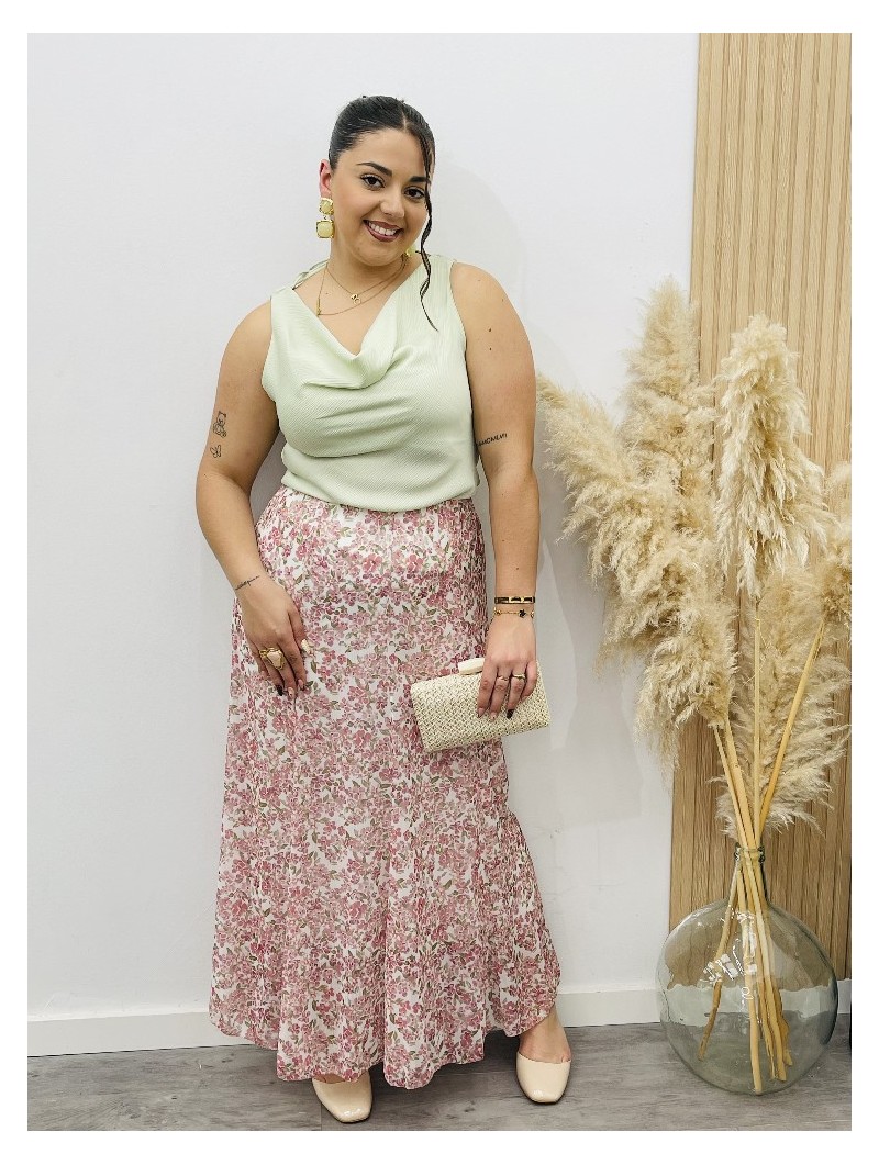 8303 Falda Milina Rosa