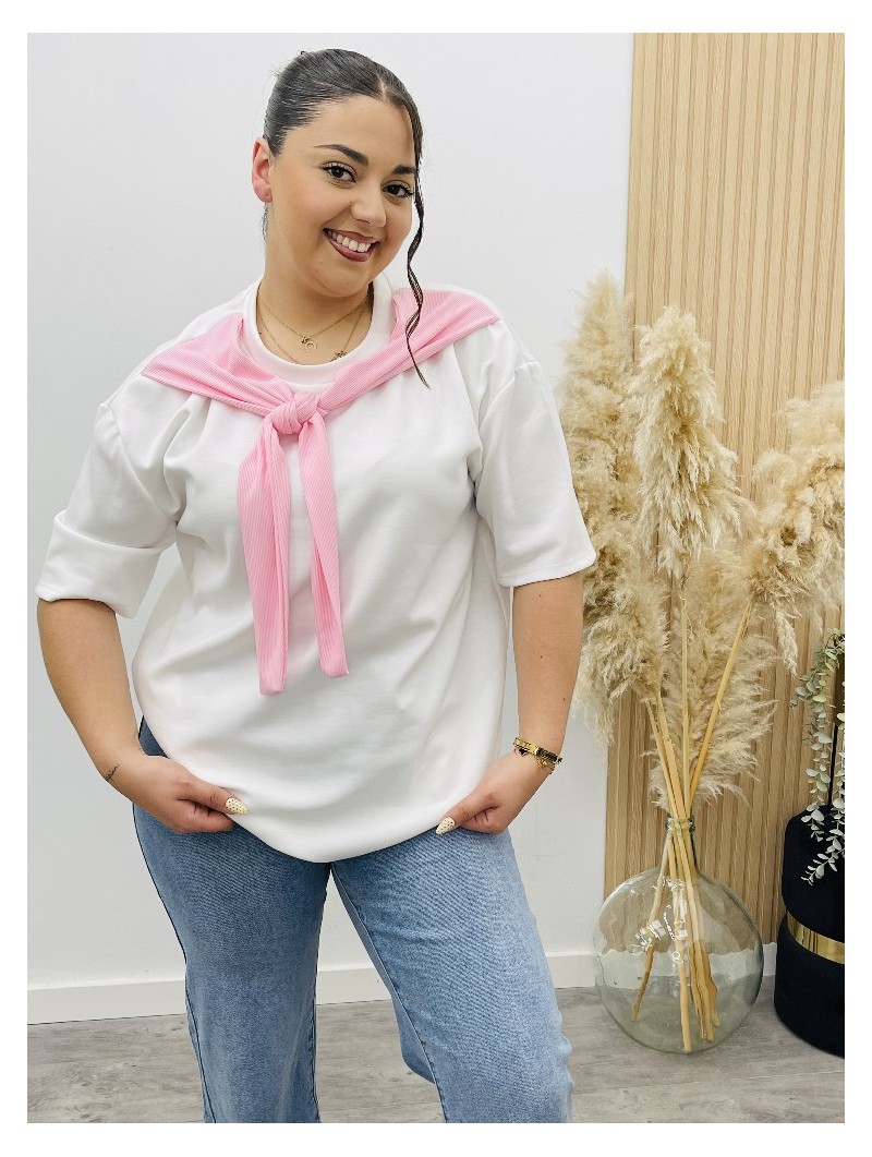 8309 Camisa Sudadera Cuello