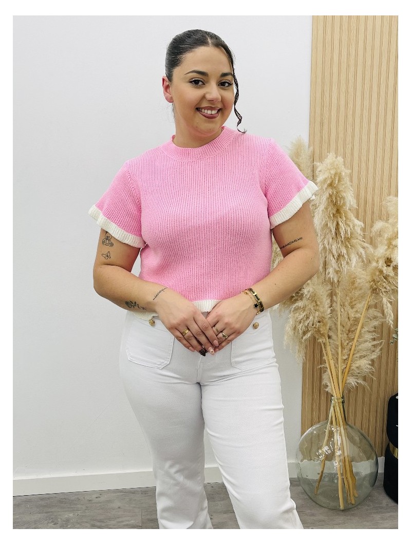 8320 Camisa Perle Rosa