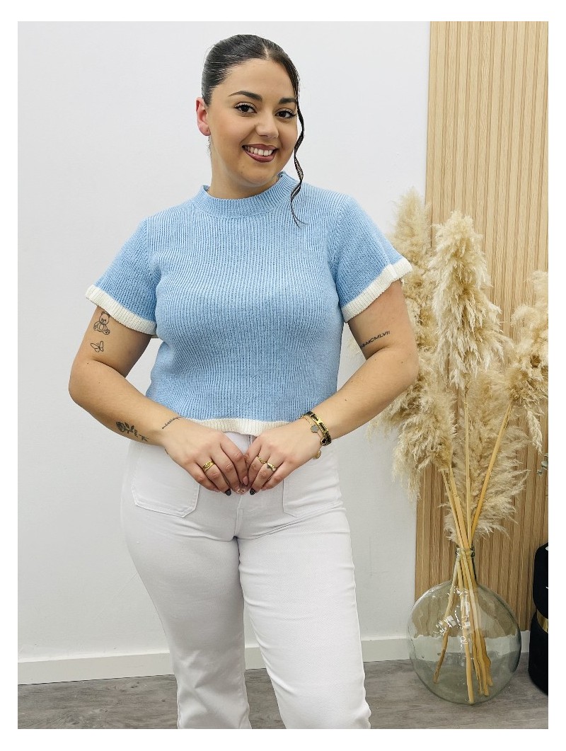 8321 Camisa Perle Azul