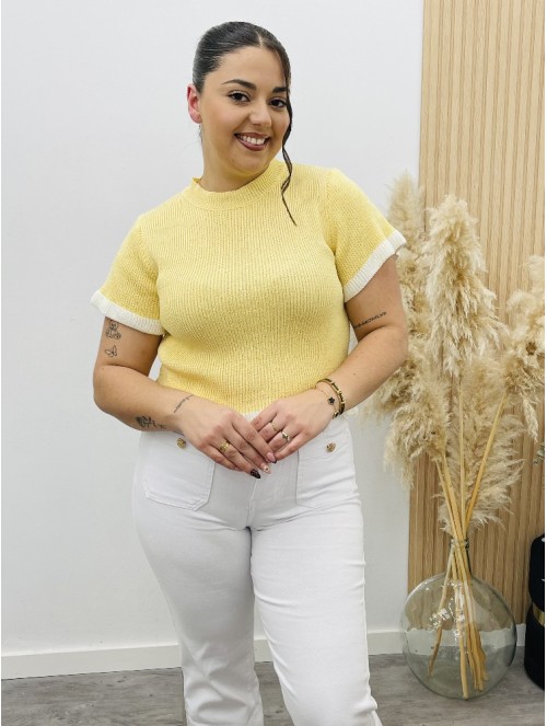 8322 Camisa perle Amarilla