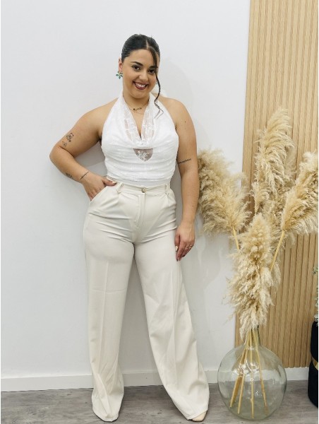 8329 Pantalón Zenia Beige