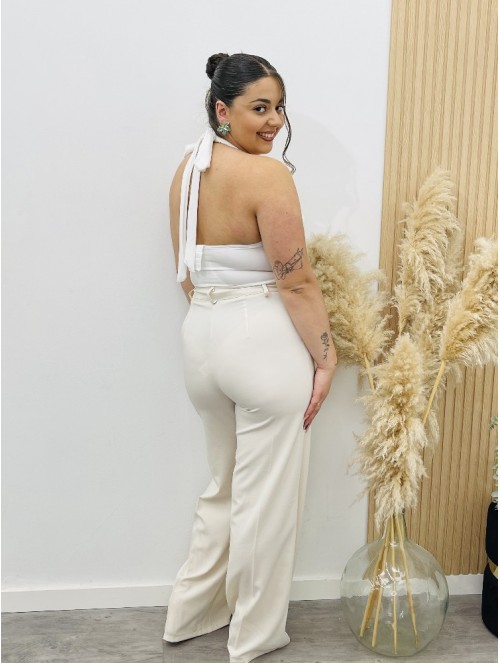 8330 Pantalón Zenia Beige