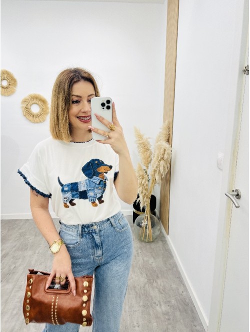 8336 Camiseta Dog Azluli