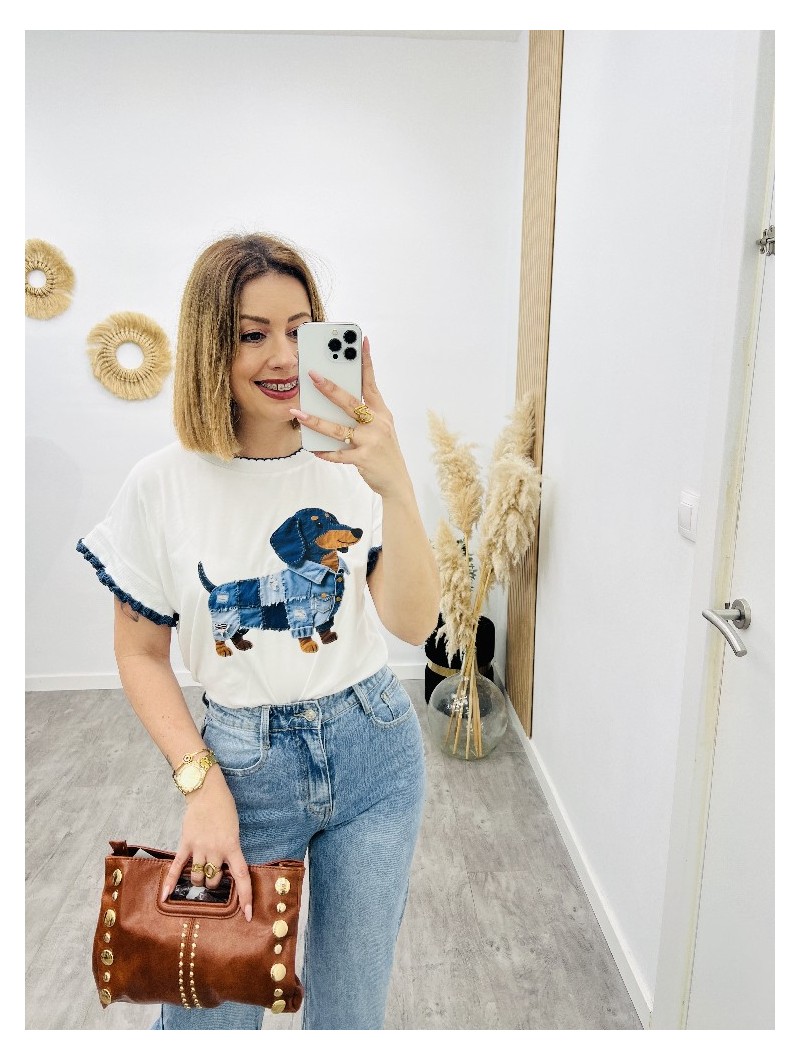 8336 Camiseta Dog Azluli