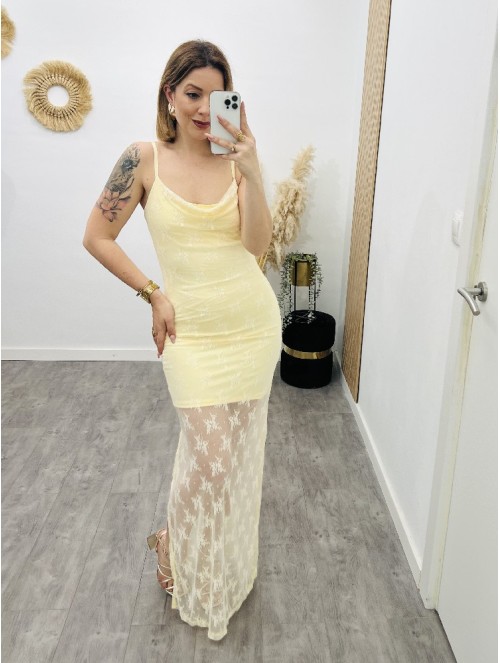 8379 Vestido Tul Encaje