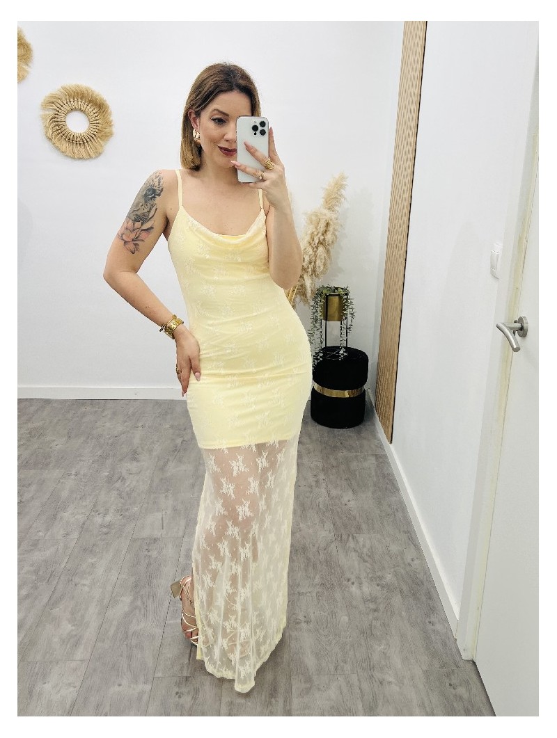 8379 Vestido Tul Encaje