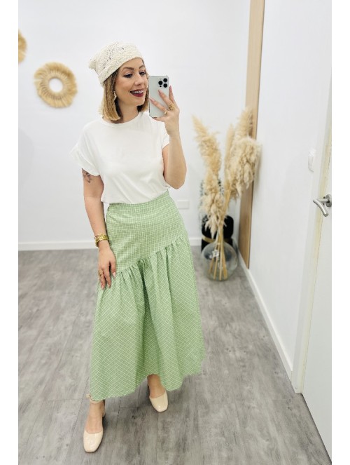 8384 Falda Cesta Asimetrica