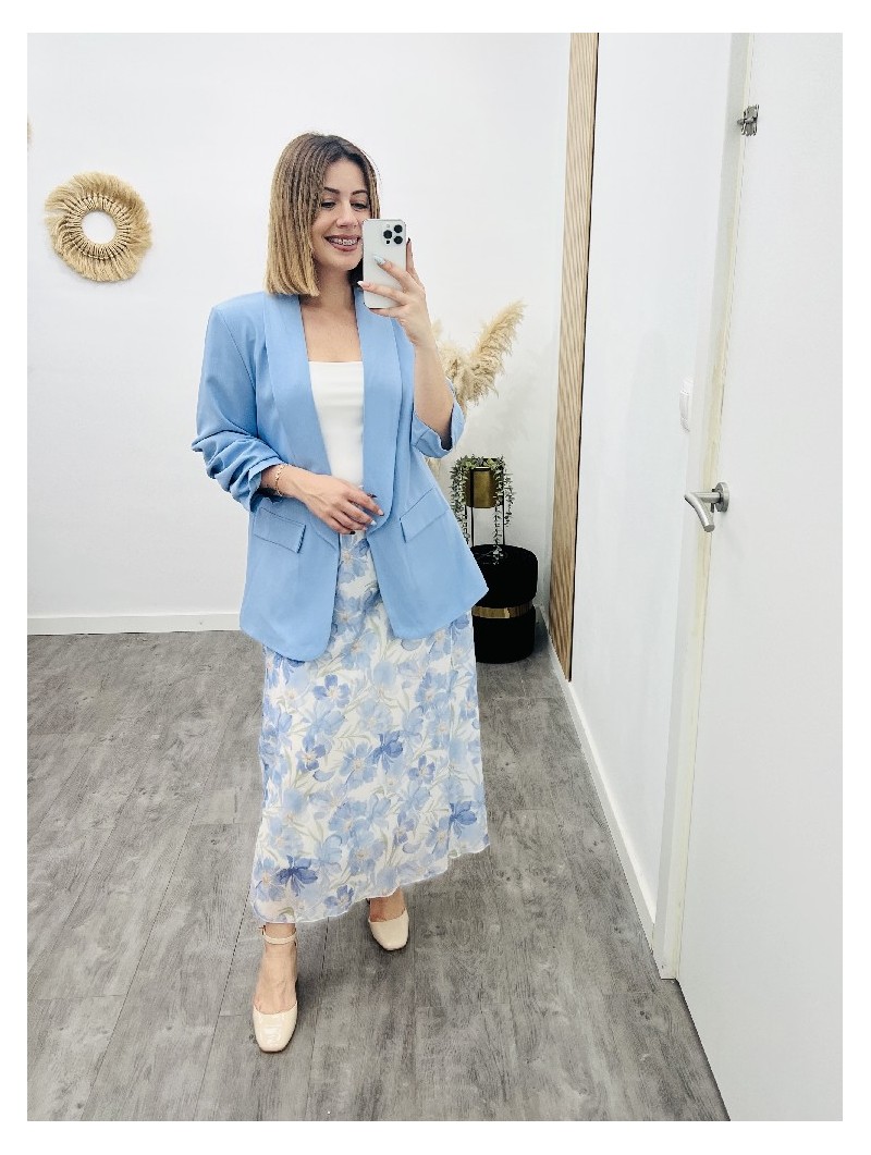 8393 Falda Siliana Azul