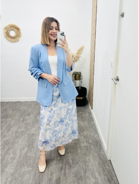 8393 Falda Siliana Azul