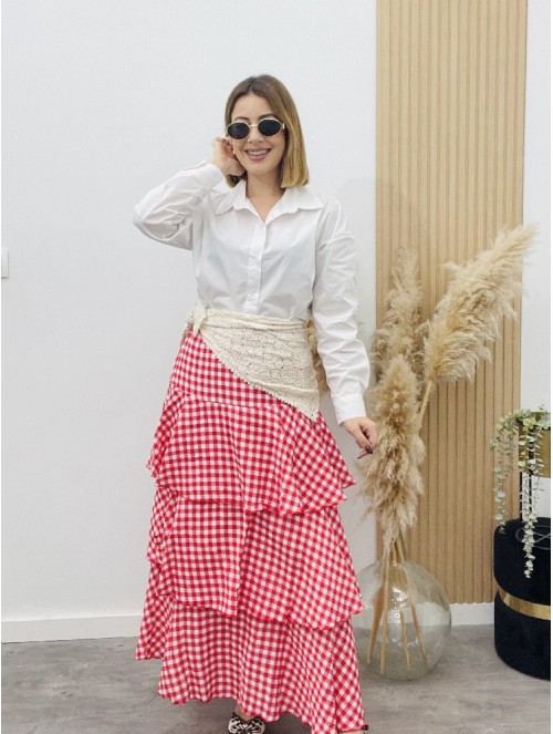 8401 Falda Yidys Cuadros