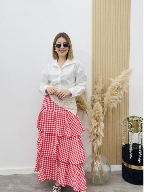 8402 Falda Yidys Cuadros