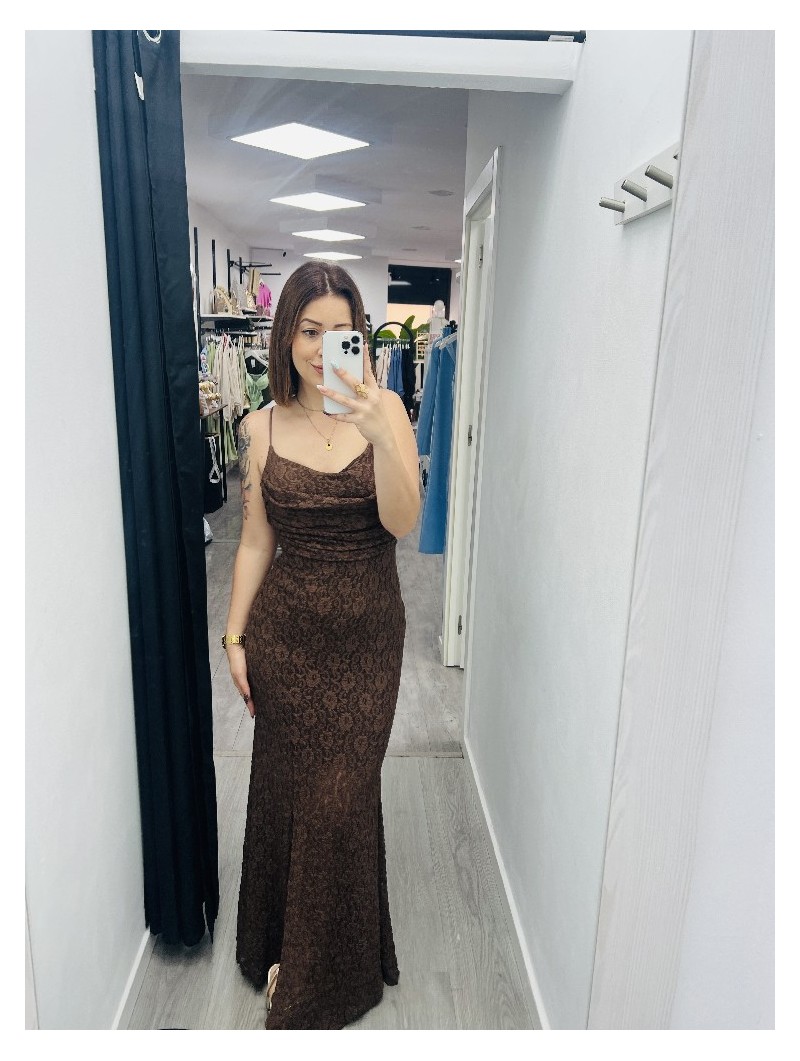 8431 Vestido Zalek Encaje