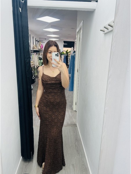 8431 Vestido Zalek Encaje