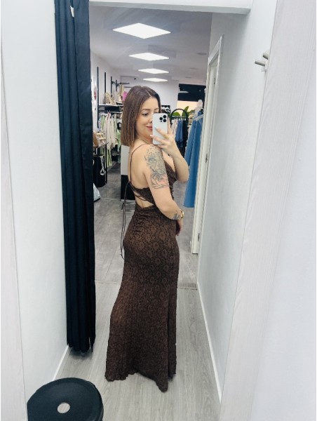 8432 Vestido Zalek Encaje