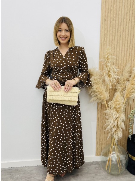 8438 Vestido Mae Lunares