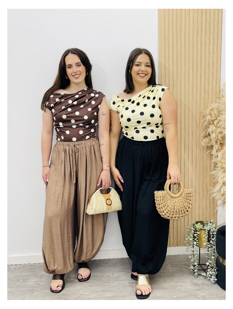 8504 Blusa Onda Topitos