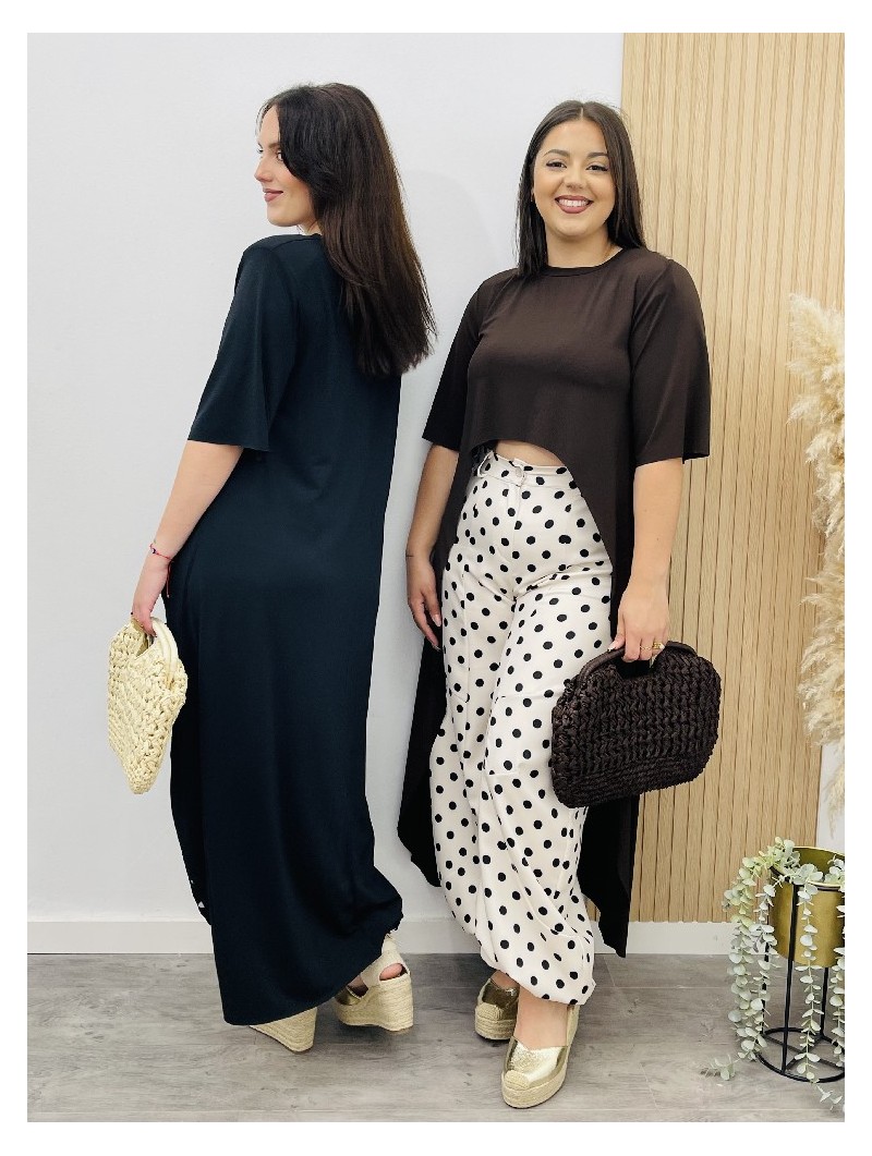 8528 Pantalon Ajustable Topos