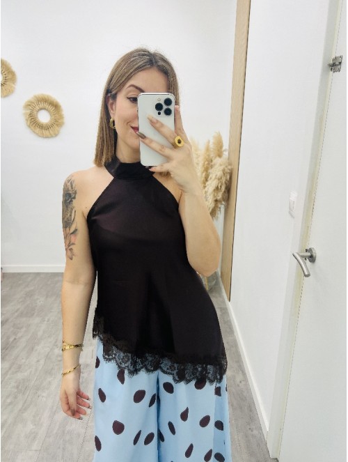 8551 Blusa Raso Asimetrico