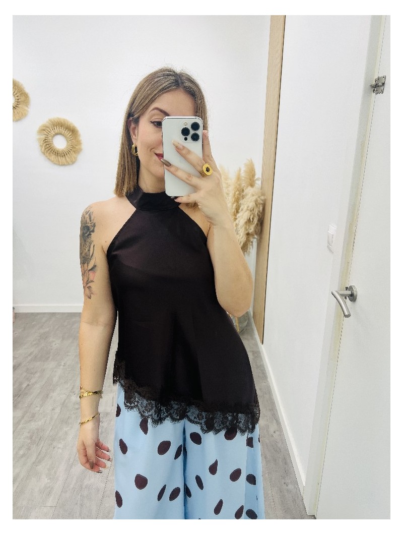 8551 Blusa Raso Asimetrico