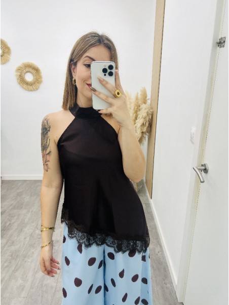 8551 Blusa Raso Asimetrico