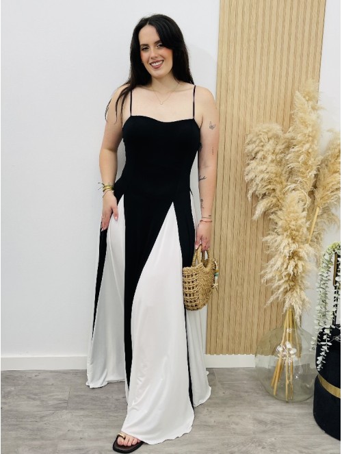 8568 Vestido Juti Bicolor