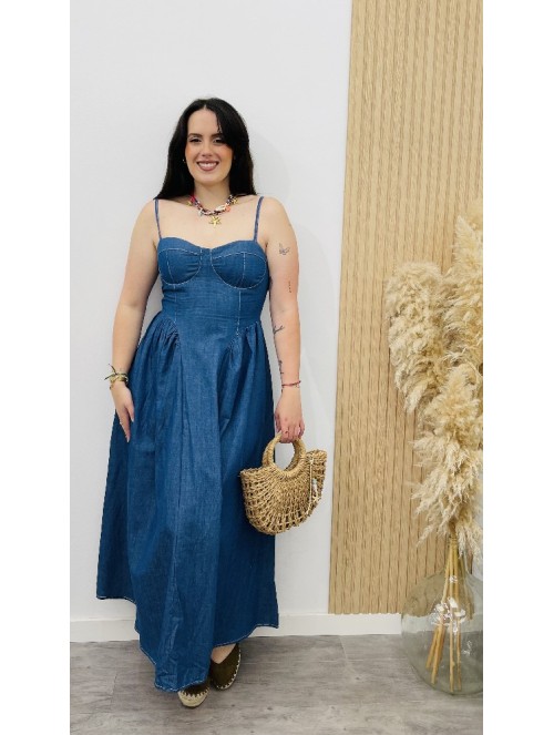 8574 Vestido vaquero iru