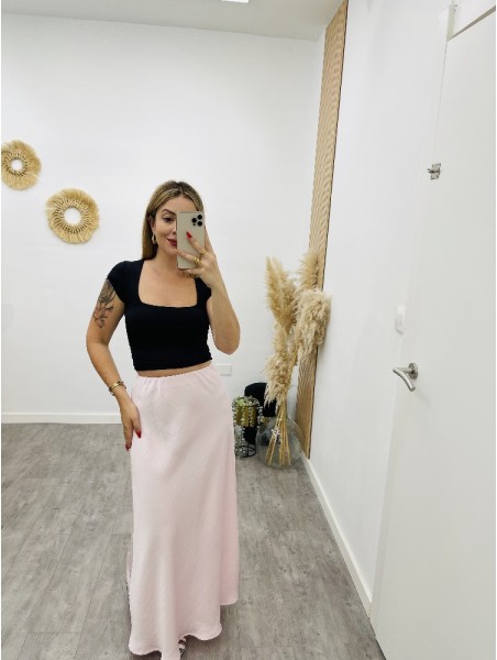 8673 Falda Palo rosa