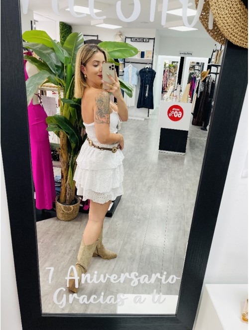 8715 Vestido Blanco Honor