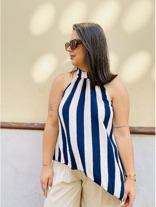 8722 Blusa Halter Rein