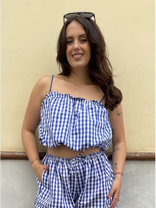 8756 Top Vichy Azul