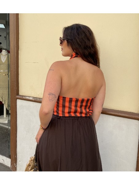 8822 Blusa Halter Lineas