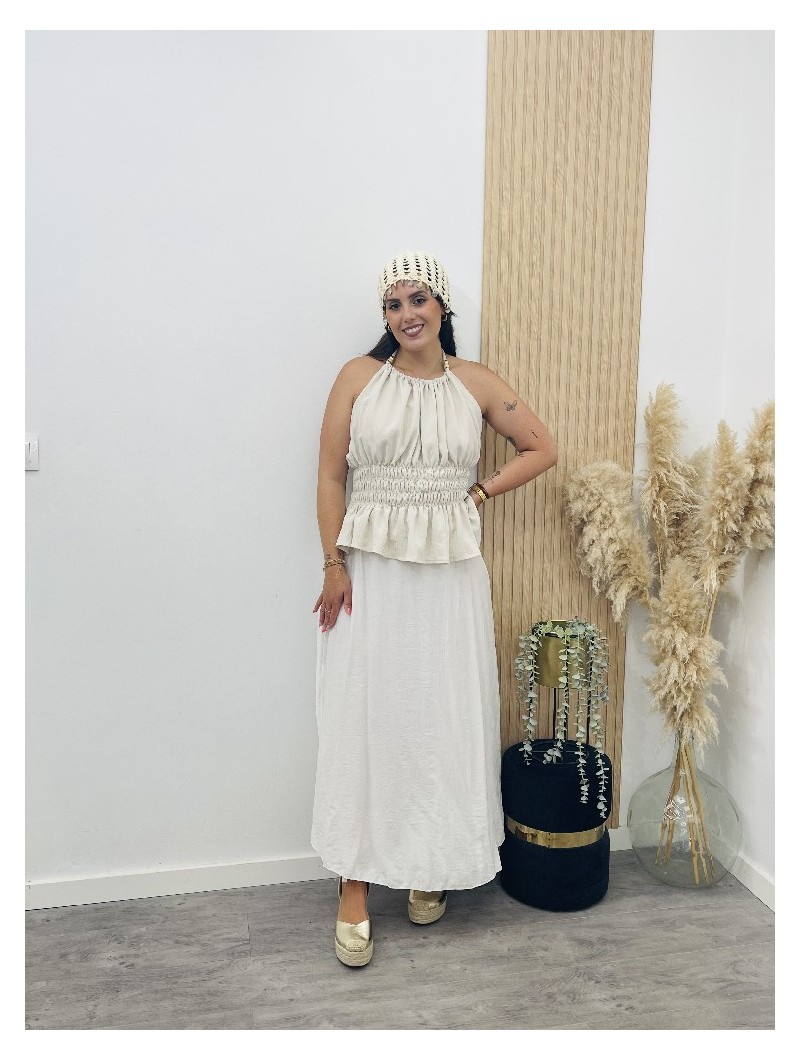 8827 Falda Blanca + Cint